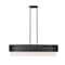 Z-Lite Counterpoint Linear Chandelier, 5-Light, 16 In.W x 42 In.L x 10.5 In.H, Matte Black/White 495-42L-MB - alternate 5